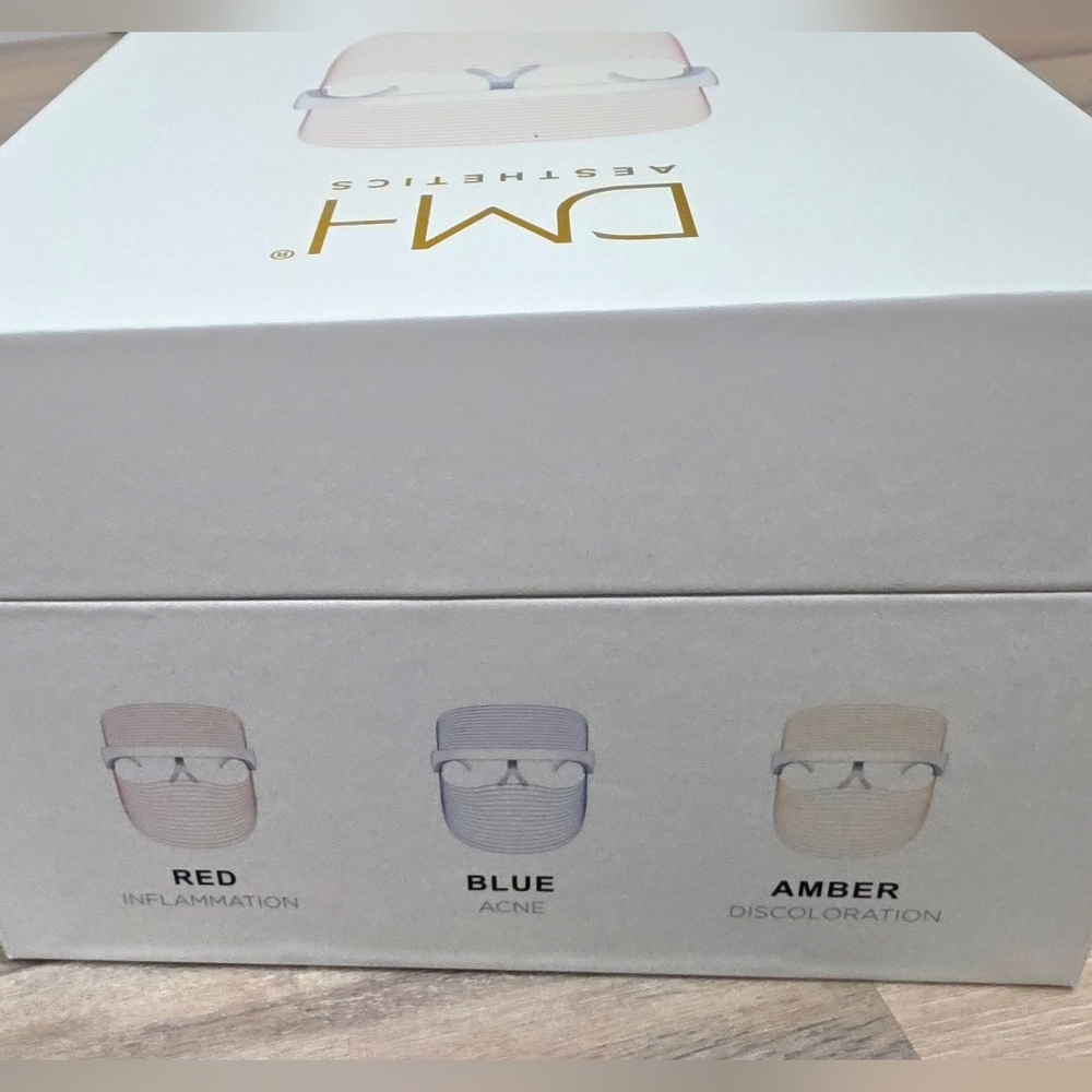 DMH Aesthetics Light Shield LED Light Therapy Mask Red, Blue, Amber - New In Box - Picture 7 of 8